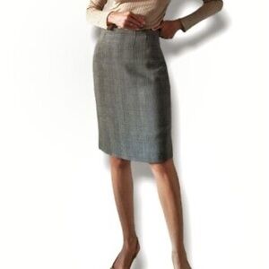 Creations Americana, size 14, Elegant Gray WOOL Pencil Skirt, classy, business